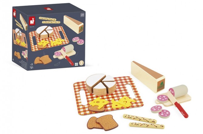 Zestaw Francuski aperitif deska serów i wędlin Janod